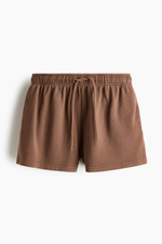 Шорты из толстовочной ткани со стяжкой - H&M