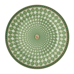 Набор из 2-х тарелок Rosenthal Swarovski "Signum Green" 18см