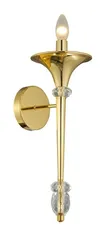 Бра Miracle MIRACLE AP1 GOLD Crystal Lux