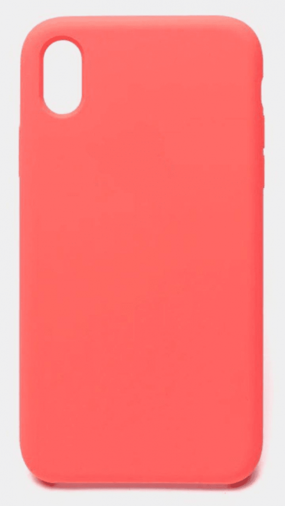 Чехол-накладка  i-Phone X/XS Silicone icase  №29 алая