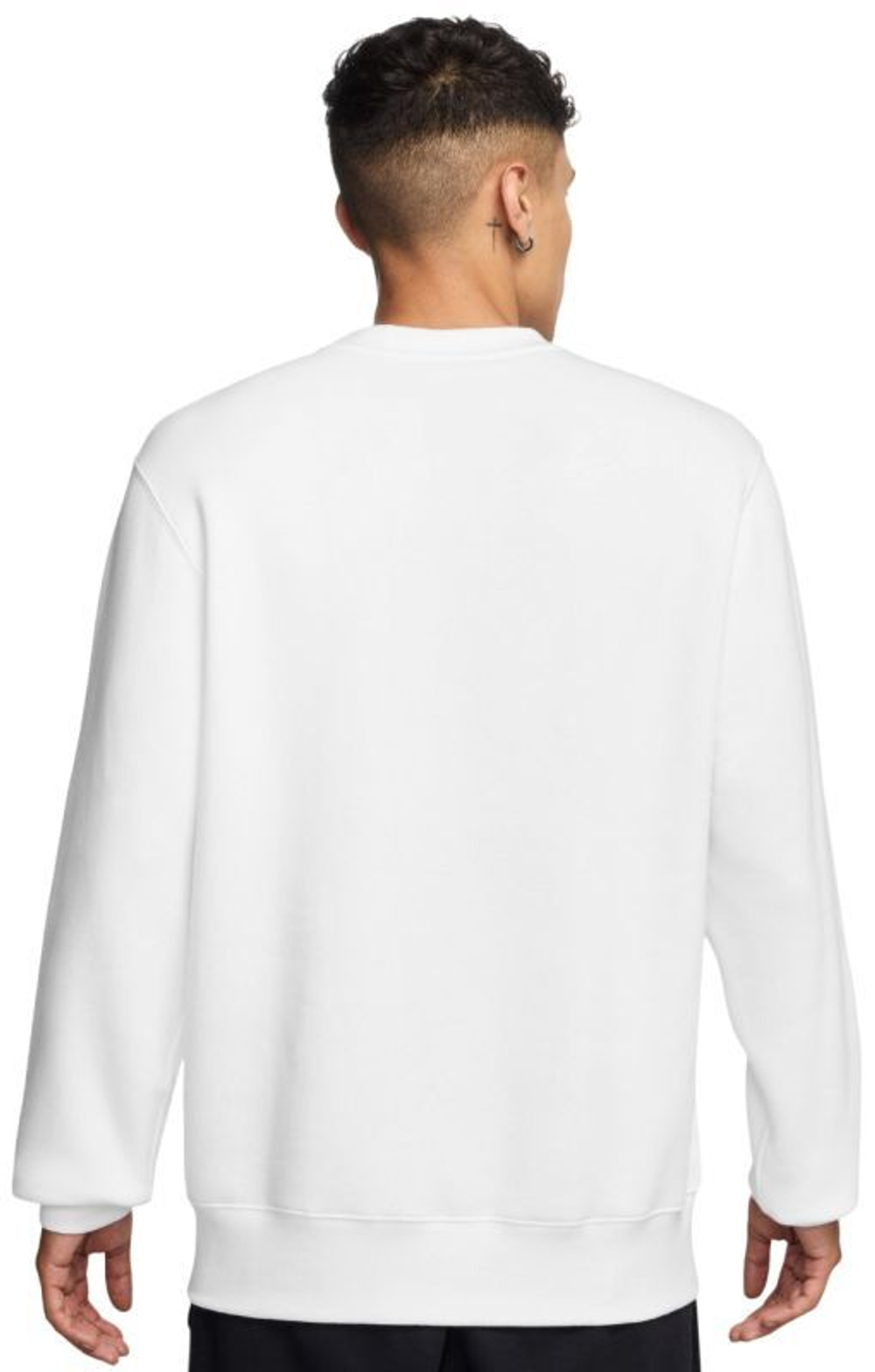 Мужская теннисная кофта Nike Club Fleece Crew - белый