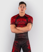 Рашгард Venum Wolf Atak Black/Red S/S