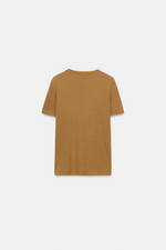 ФУТБОЛКА ИЗ ЛИОЦЕЛЛА С КОРОТКИМИ РУКАВАМИ — ZARA