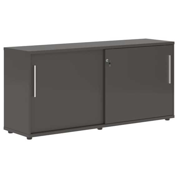 Шкаф низкий с дверьми купе ELC 1643  1606х430х750 EDIS