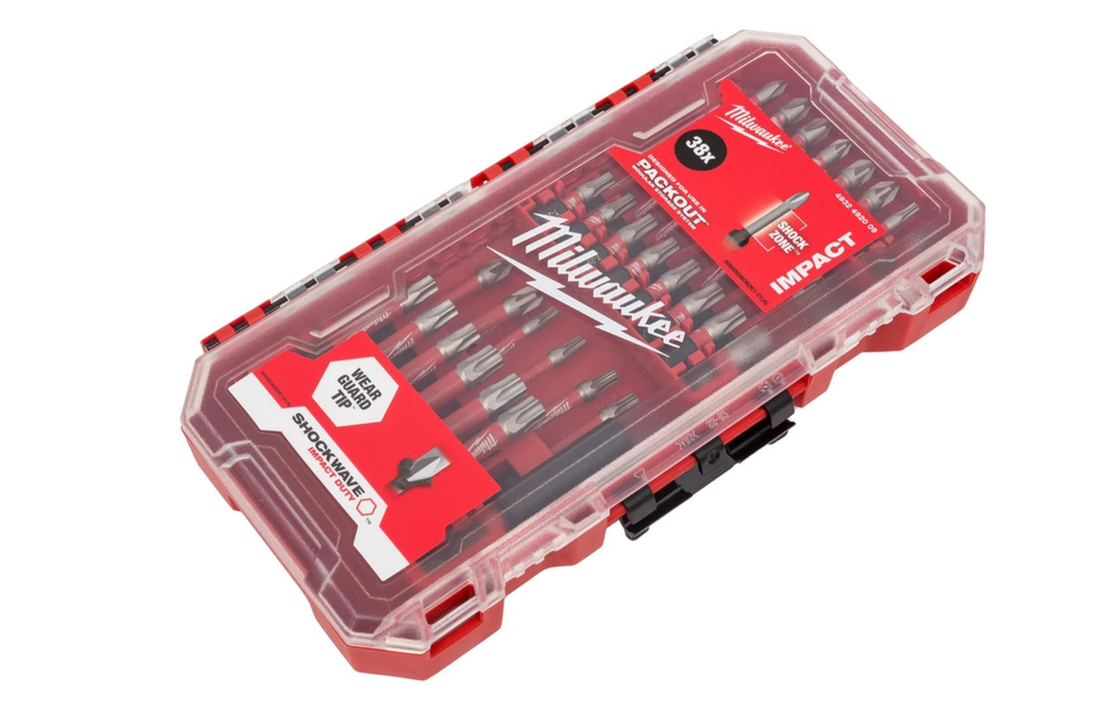 Биты Milwaukee SHOCKWAVE GEN III набор 48 предметов в пласт. кейсе 4932492005