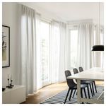 Комплект штор IKEA HANNALILL (ХАННАЛИЛЛ), Бежевый, 145х250 см, 2 шт