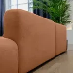 НОВЫЕ ЭМОЦИИ Диван модульный, терракотовый, банкетка справа