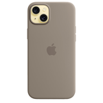 Силиконовый чехол с поддержкой MagSafe Apple Silicone Case для iPhone 15 Plus, Clay (Пепельно-коричневый)