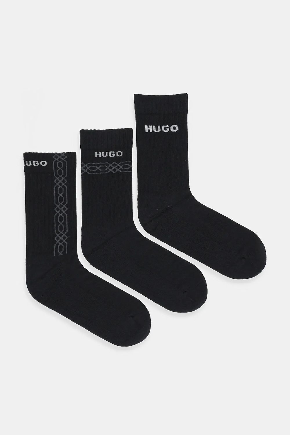 Носки (3 пары) мужские HUGO 3P QS RIB GEO