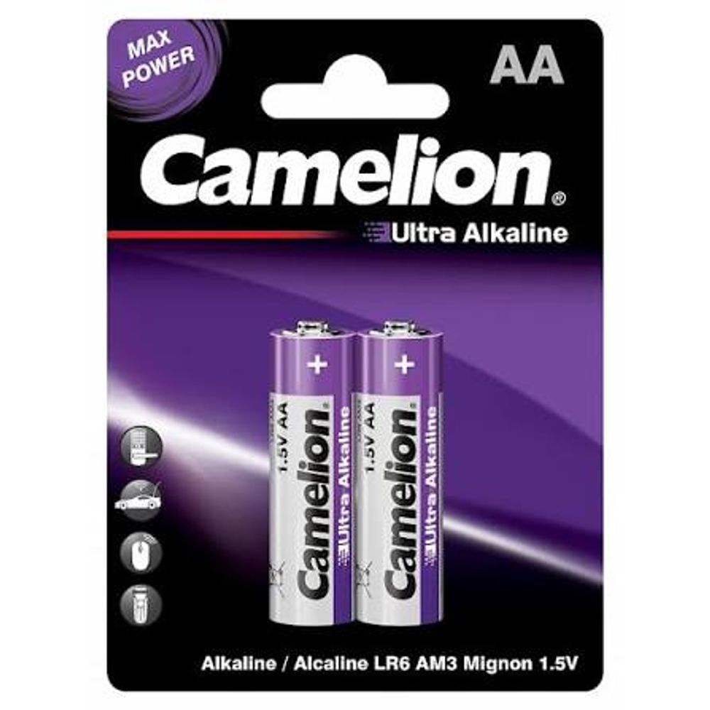 Батарейки Camelion Ultra BL-2 LR6 LR6-BP2UT 15В