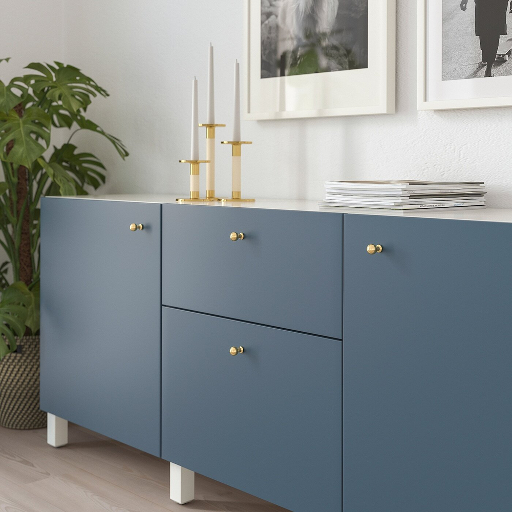 IKEA BAGGANÄS  (ИКЕА БАГГАНÄС)  -  Ручка, цветная латунь, 20 мм
