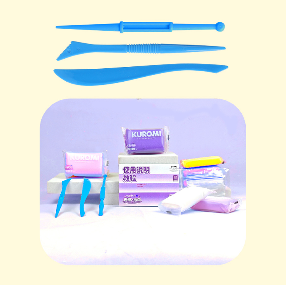 Творческий набор воздушной глины "Soft Clay", 24 шт