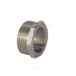 Футорка латунь никель Ду 32х25 (1 1/4"х1") НР/ВР SantechSystems