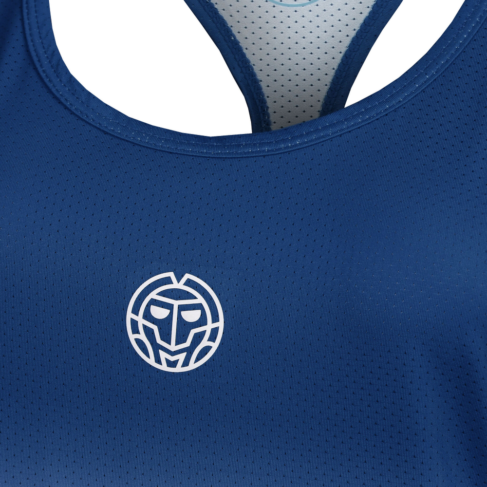 Женская теннисная майка BIDI BADU Crew Gradiant Tank Top Women - Dark Blue, White