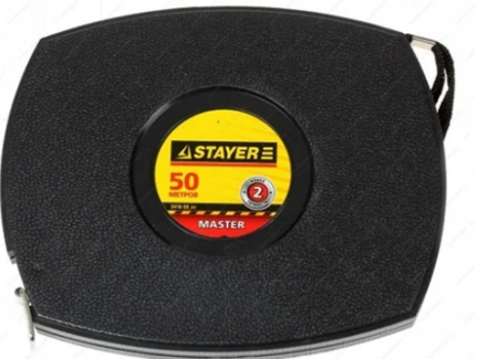 Мерная лента STAYER "MASTER", стальное полотно 10мм, 50м. (1/60шт)