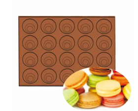 Лист силиконовый P.L. Proff Cuisine для миндального печенья 40*34 см