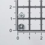 Кнопка пришивная металл 5 мм, серебристый, без никеля, 12 шт, Pony, 76512/01