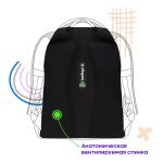 Рюкзак Berlingo Modern "Holographic" 38*30*18см, 3 отделения, 2 кармана, эргономичная спинка