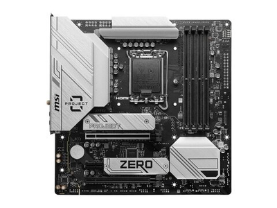 Материнская плата MSI B760M Project Zero, Socket LGA 1700, Intel B760, mATX, RTL