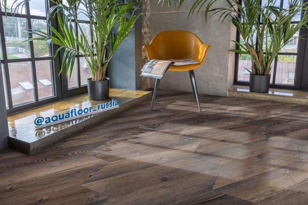 Виниловый пол Chevron Glue (Parquet) AF2557PGCh