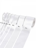 Лента атласная 1-сторонняя 3.0 мм / 100±1 метров, 3001 кипенно-белый, Magic4Hobby
