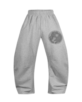 EYECHE puff j cut sweatpants grey