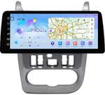 Магнитола для Renault Logan 1 / Sandero 1 / 2009-2014 - FarCar S500+TS10 монитор 12.3" 2K QLED на Android 14, Быстрая, CarPlay, 4G SIM-слот