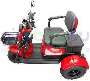 Электротрицикл IKINGI SIBTRIKE T3 Pro MAX 1000W (60V/30Ah) - Красный фото №19