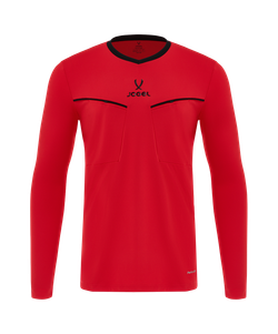 Лонгслив судейский JOGEL DIVISION PerFormDRY Referee LS Tee 2.0, красный
