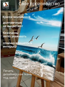 Картина "Остров мечты", модульная 50х70см 1шт.