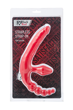 Страпон безремневой Toyfa Black and Red красный