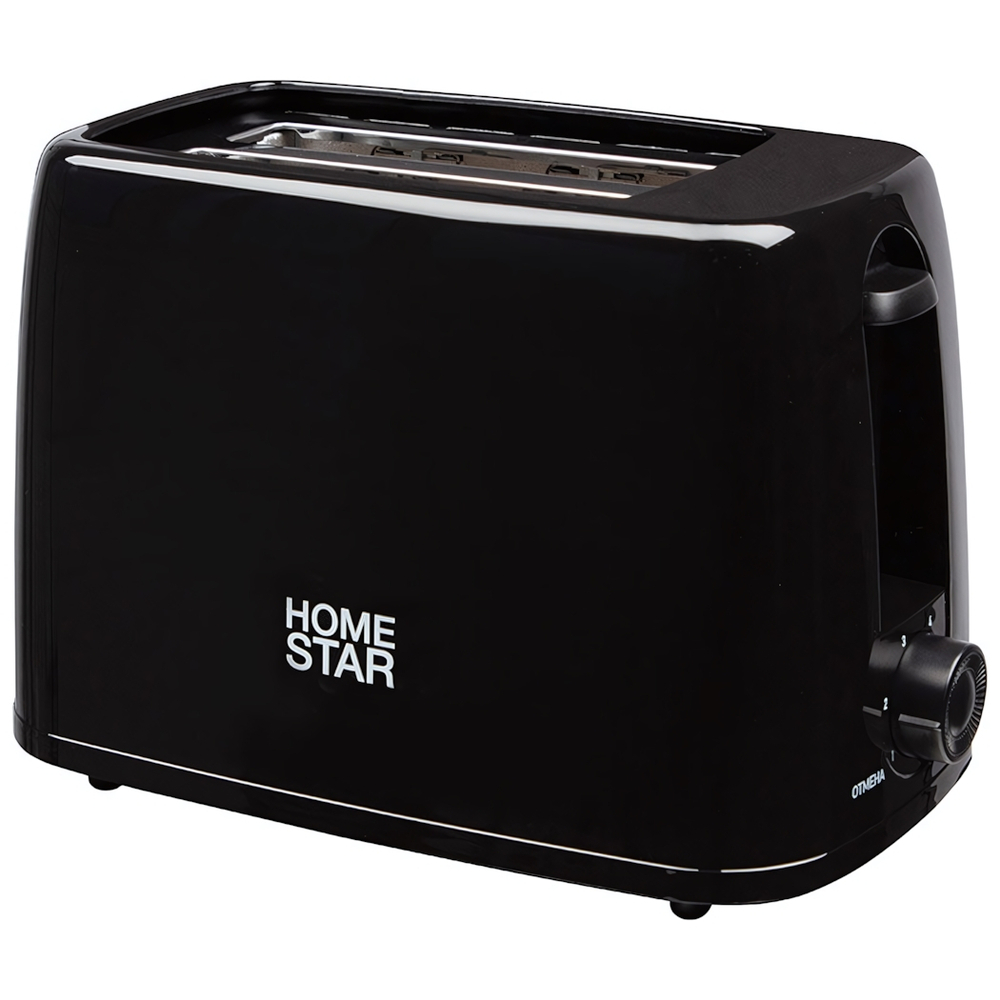 Тостер HOMESTAR HS-1015, 650Вт, черный
