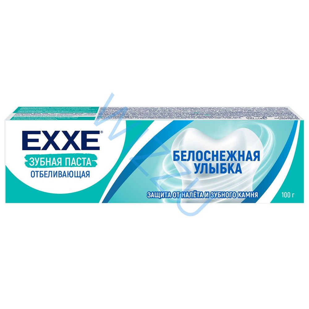 Зубная паста EXXE отбеливающая Белоснежная улыбка 100г