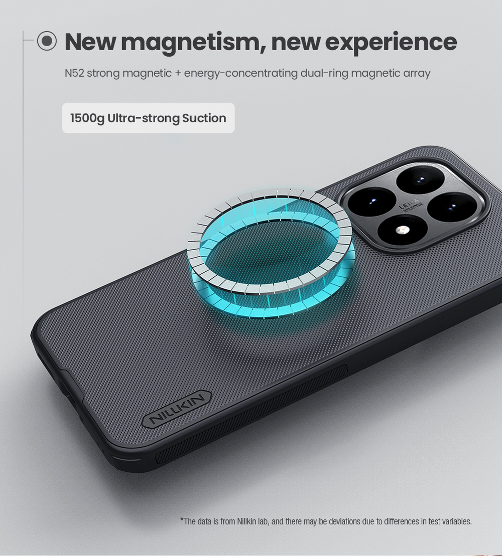Чехол от Nillkin c встроенным круглым магнитом для Xiaomi 15T, серия Super Frosted Shield Pro Magnetic Case