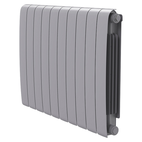 Радиатор биметаллический ROYAL THERMO Eclipse Серебристый 500*90 10 сек.