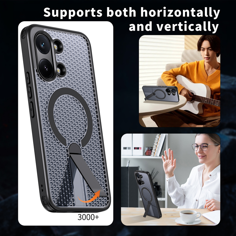 Прозрачный чехол Mesh Pro Magnetic Case для Poco X8 Pro Max 5G