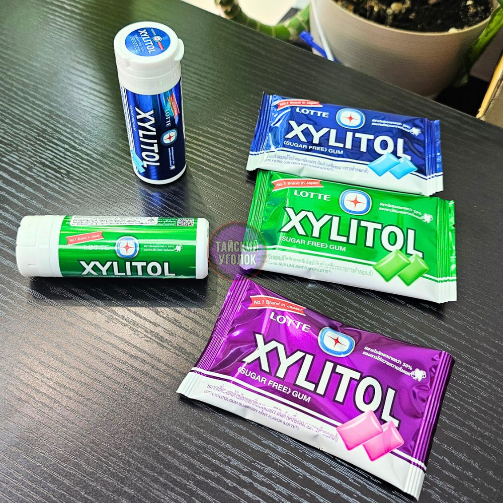 Lotte Резинка Жевательная XILITOL Мята 29 гр пл/б