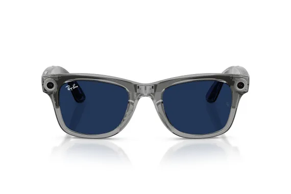 Очки Ray-Ban Wayfarer GEN 2 Shiny Transparent Grey / Transitions Sapphire (L / Size 53) RW4012 6840MF53