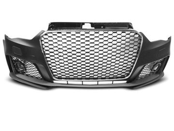 Передний бампер RS3 STYLE CHROME BLACK для Audi A3 8V