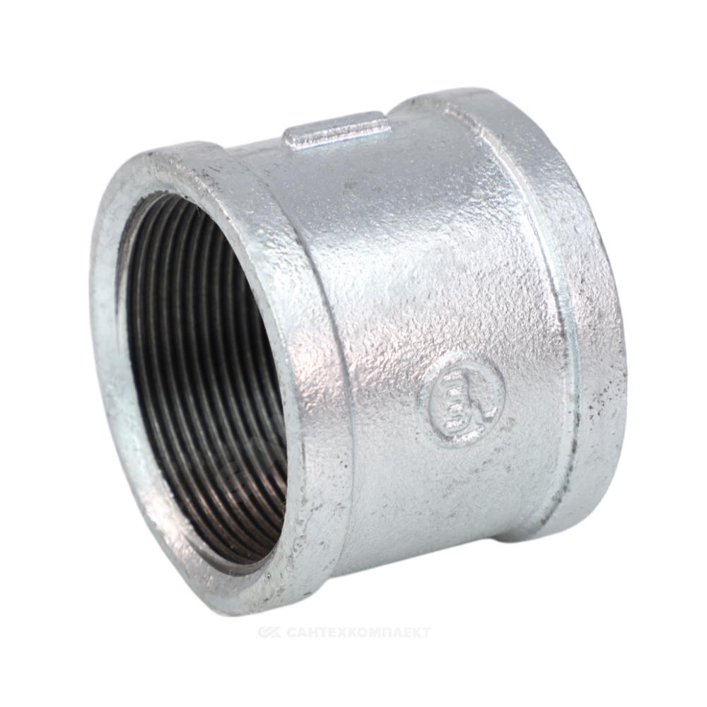 Муфта прямая чугун оц Ду 25 (1") ВР Fittex PLUS