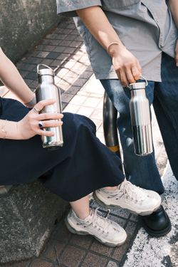 Термобутылка Klean Kanteen Rise Reflect 16oz (473 мл) Brushed Stainless