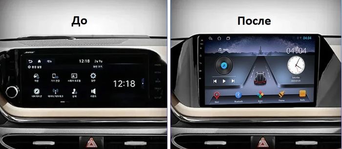 Магнитола для Hyundai Sonata 2020+ - Kuberg QLed+2K, Android 14, TS105, Быстрейшая, CarPlay, SIM-слот