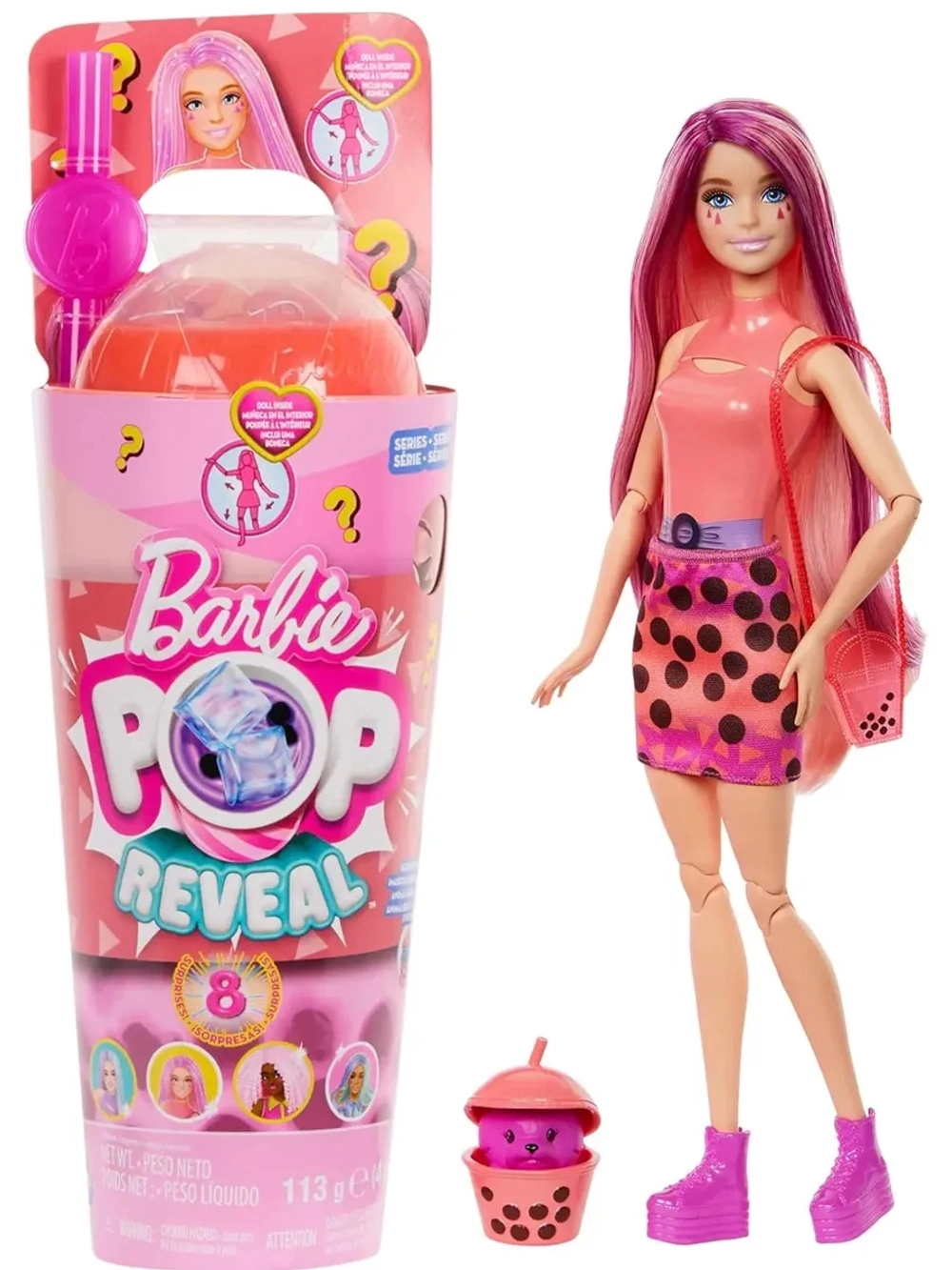 Кукла Барби Pop Reveal Bubble Tea Манго HTJ22