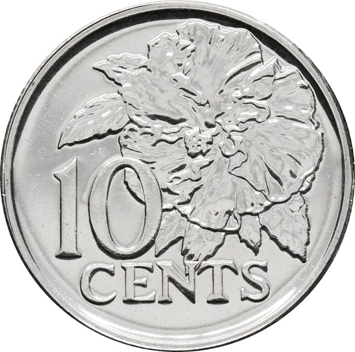 10 центов 2017 Тринидад и Тобаго