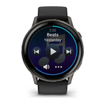 Смарт часы Garmin Venu 4 - 45мм Slate with Black Silicone Band