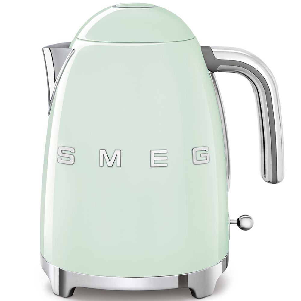 Чайник 1.7л Smeg Стиль 50-х годов 3D пастельный зеленый