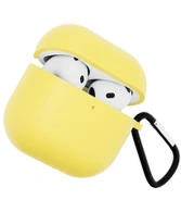 Чехол для Airpods 4 Gurdini силиконовый желтый