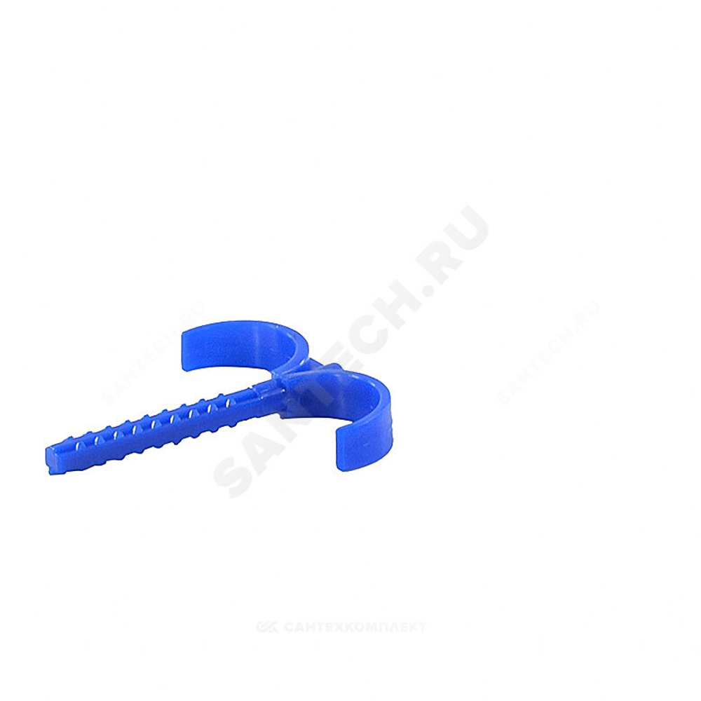 Крюк двухсторонний L=8см для труб Дн 10-32 в/к дюбель VALFEX 10162002