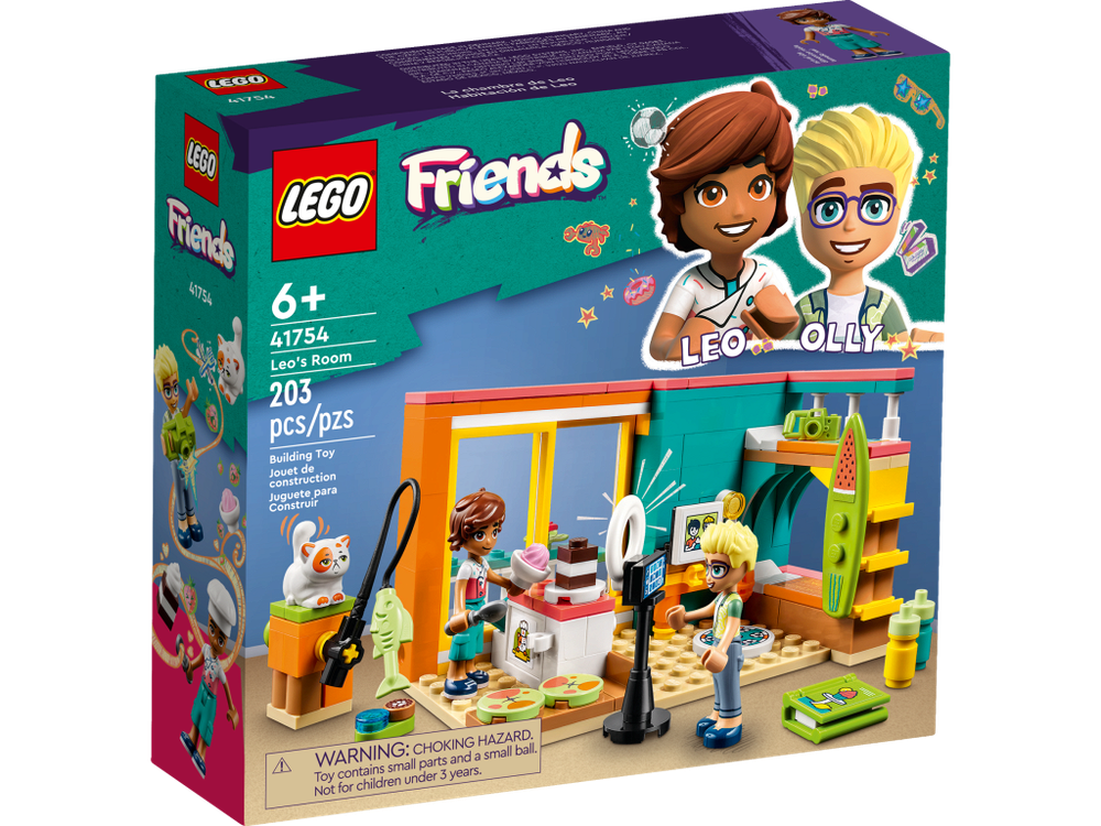 Конструктор Лего Френдс Комната Лео | LEGO Friends Leo’s Room 41754 - 203 детали (6+)