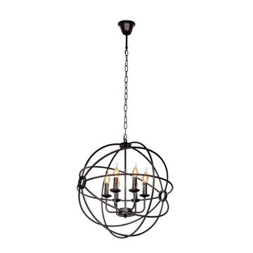 Подвесная люстра 6*Е14 LOFT1192-6 коричневый Foucaults Orb LOFT IT
